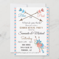 Geslacht Primaire Pijl Blauwe Roze Boho Flowers