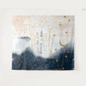 Geslacht Reveal Achtergrond, Twinkle Little Star B Wandkleed (Voorkant (horizontaal))