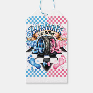 Geslacht Reveal Baby Shower Uitgebrande Bogen Cade Cadeaulabel