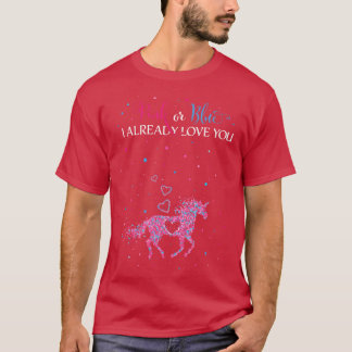 Geslacht Reveal Eenhoorn Zwangerschap T-shirt