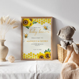 Geslacht Reveal Feest Wat Zal Baby Bee Verwelkomen Poster