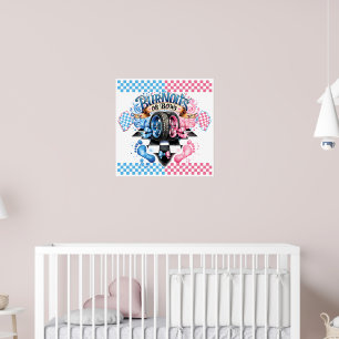 Geslacht Revealer Feest Roze Blauw Poster