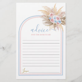 Geslacht ReveaPampas Grass Advice voor moeder om k