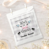Geslacht Rijen en pijlen Baby shower Bedankzakje (Geknipt)