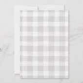 Geslacht Rijen en pijlen Baby shower Kaart (Achterkant)