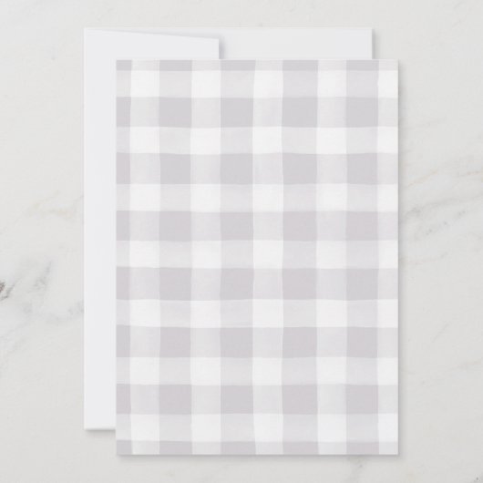 Geslacht Rijen en pijlen Baby shower Kaart (Achterkant)