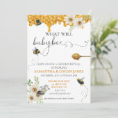 Geslacht Ringbijen Waterverf Daisy Kaart (Staand voorkant)