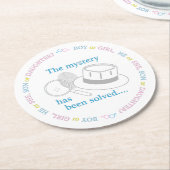 Geslacht Ronde Kartonnen Onderzetter (Gebogen)