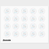 Geslacht Ronde Sticker (Vel)