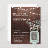 Geslacht Roze blauw babyhout (Voorkant / Achterkant)