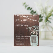 Geslacht Roze blauw babyhout (Staand voorkant)