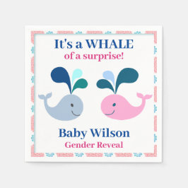 Geslacht Roze Blauwe Groot van een Verrassingsbedr Servet