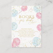 Geslacht Roze Blue Boy Girl Book Request Informatiekaartje (Voorkant)