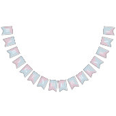 Geslacht Roze en Blauw Modern Baby shower Vlaggetjes (Alle)