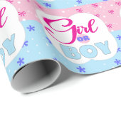 Geslacht Scheermeisje of jongen Cadeaupapier (Rol Hoek)