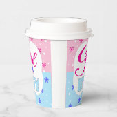 Geslacht Scheermeisje of jongen Papieren Bekers (Rechts)