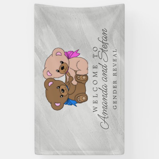 Geslacht Schoonjongen/meisje Spandoek (Verticaal)