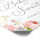 Geslacht Schoonmaken baby's zijn Poster met snotgo (Hoek)