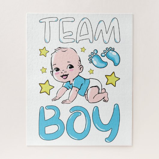 Geslacht Team Boy Party set Legpuzzel (Verticaal)