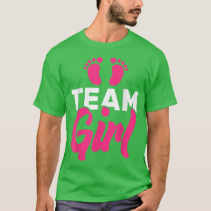 Geslacht Team Meisje Roze Zwangerschap T-shirt