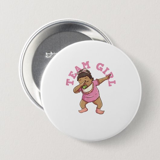 Geslacht Team Teherl Tehirt Ronde Button 7,6 Cm (Voorkant /achterkant)