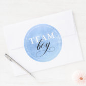 Geslacht Teams Ronde Sticker (Envelop)