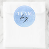 Geslacht Teams Ronde Sticker (Tas)