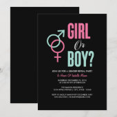 Geslacht | Uitnodiging van de Zwarte Partij (Voorkant / Achterkant)