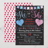 Geslacht Uitnodiging van partij openbaar maken (Voorkant / Achterkant)