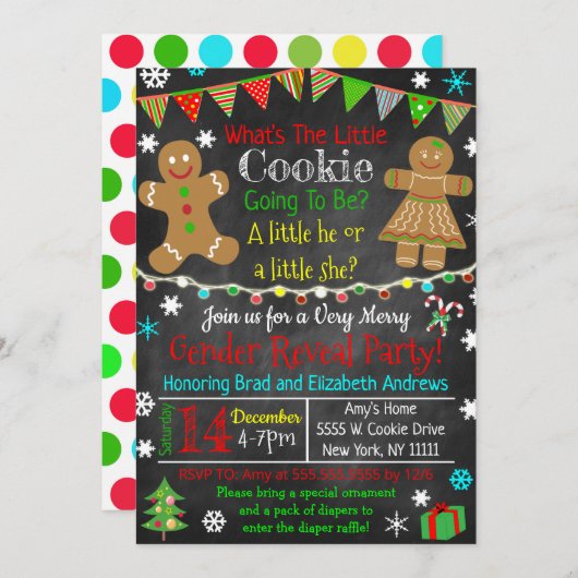 Geslacht Uitnodiging van partij openbaar maken (Voorkant / Achterkant)