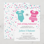 Geslacht Uitnodiging van partij openbaar maken (Voorkant / Achterkant)