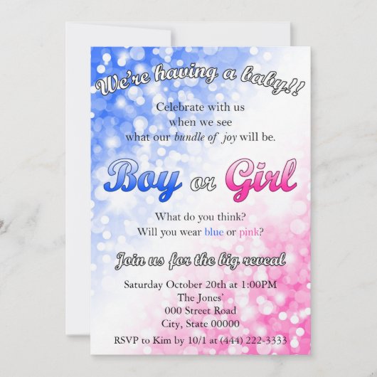 Geslacht Uitnodiging van partij openbaar maken (Voorkant)