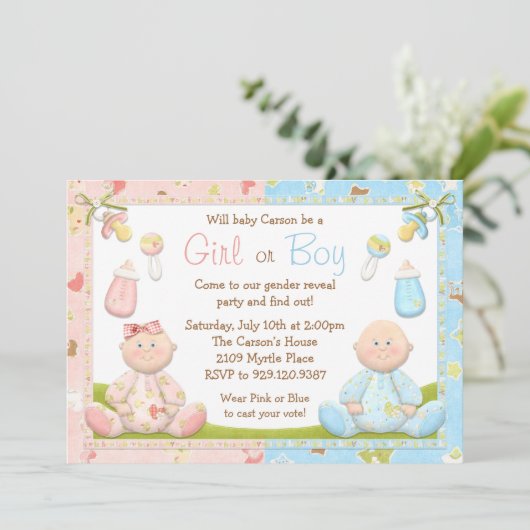 Geslacht Uitnodiging van partij openbaar maken (Staand voorkant)