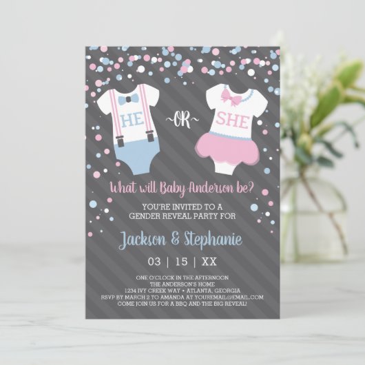 Geslacht Uitnodiging van partij openbaar maken (Staand voorkant)