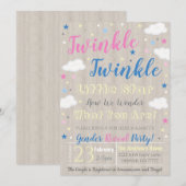 Geslacht Uitnodiging van partij openbaar maken (Voorkant / Achterkant)