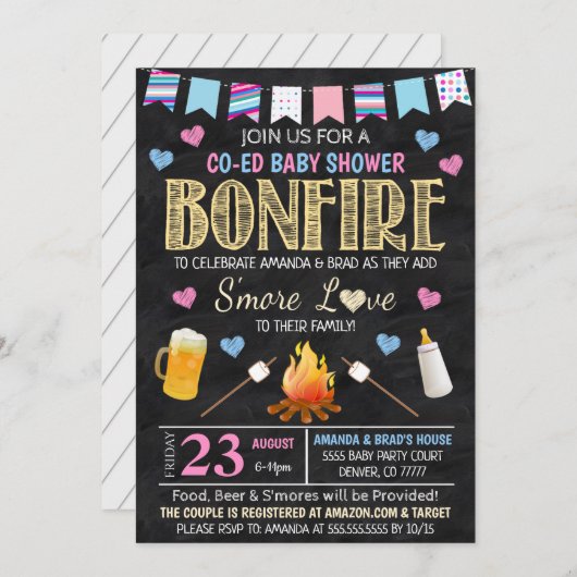 Geslacht Uitnodiging van partij openbaar maken (Voorkant / Achterkant)