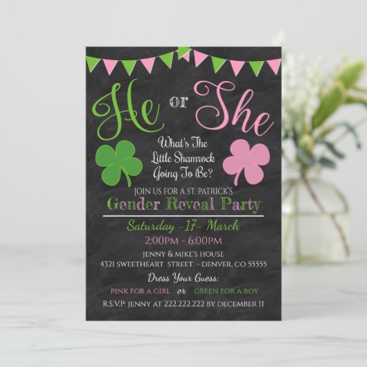 Geslacht Uitnodiging van partij openbaar maken (Staand voorkant)