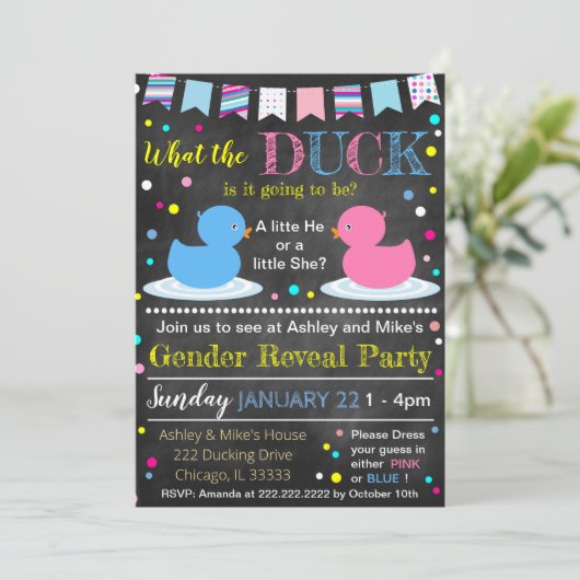 Geslacht Uitnodiging van partij openbaar maken (Staand voorkant)