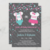 Geslacht Uitnodiging van partij openbaar maken (Voorkant / Achterkant)