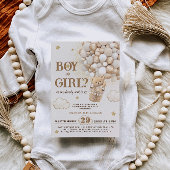 Geslacht van jongen of meisje onthult teddybeer kaart