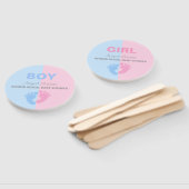 Geslacht van jongen of meisjes onthullen Baby show Handwaaier (Niet-gemonteerd)