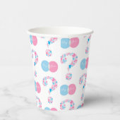 Geslacht van jongen of meisjes papieren bekers (Rechts)