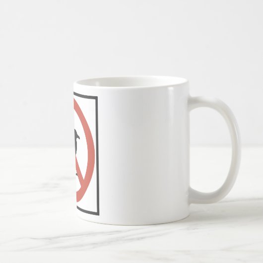 Geslacht Verboden Koffiemok (Rechts)