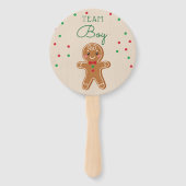 Geslacht Verhaal kerstmis met ontbijt Handwaaier (Achterkant)