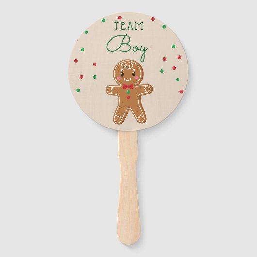 Geslacht Verhaal kerstmis met ontbijt Handwaaier (Achterkant)