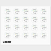 Geslacht Verrassend Baby shower Ronde Sticker (Vel)
