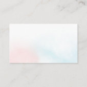 Geslacht WinterBaby shower Diaper Raffle Enc Informatiekaartje (Achterkant)