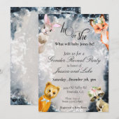 Geslacht Winterbos Dierenholiday Kaart (Voorkant / Achterkant)