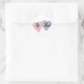 Geslacht Zelfstandige Ronde Sticker (Tas)