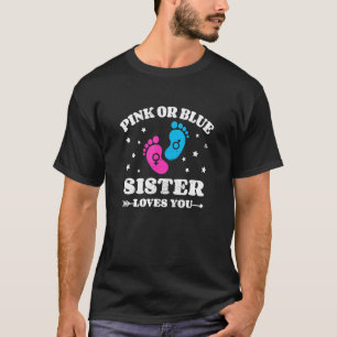 Geslacht Zuster Baby shower Sis T-shirt
